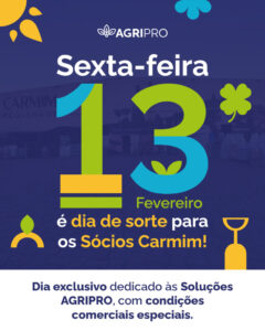 Dia do Sócio Carmim – Sexta-feira 13 de oportunidades